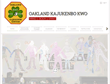 Tablet Screenshot of oaklandkajukenbo.com